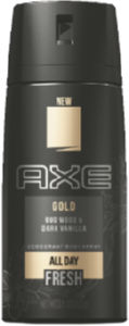 Dezodorant Axe, moš., Gold, body sprej, 150ml